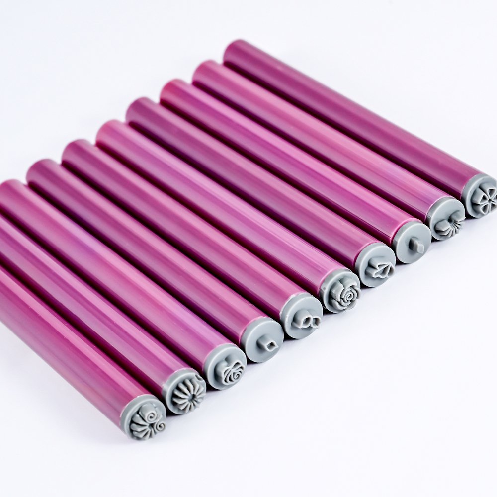 4/6/10pcs Floral Nail Art Stamp Pen Set Stamping Kit with Assorted Patterns Nail Decoration DIY Manicure Design Tool Accessories