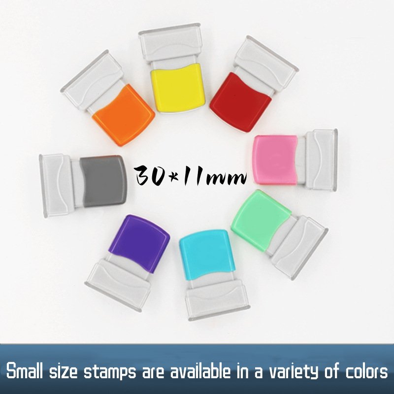 Custom Children's Seal Stamp Toy Baby Clothes Fabric Self Inking Stamp Photosensitive Office Flash Stamp