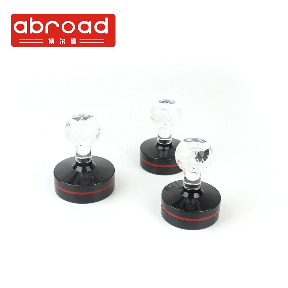 office crystal rubber foam flash stamp