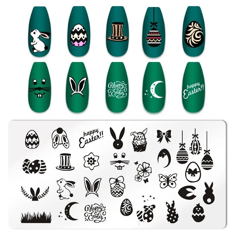 Hot Selling Custom Nail Stamp Template Free Sample Nail Stamping Plates for Manicure Nail Decoration
