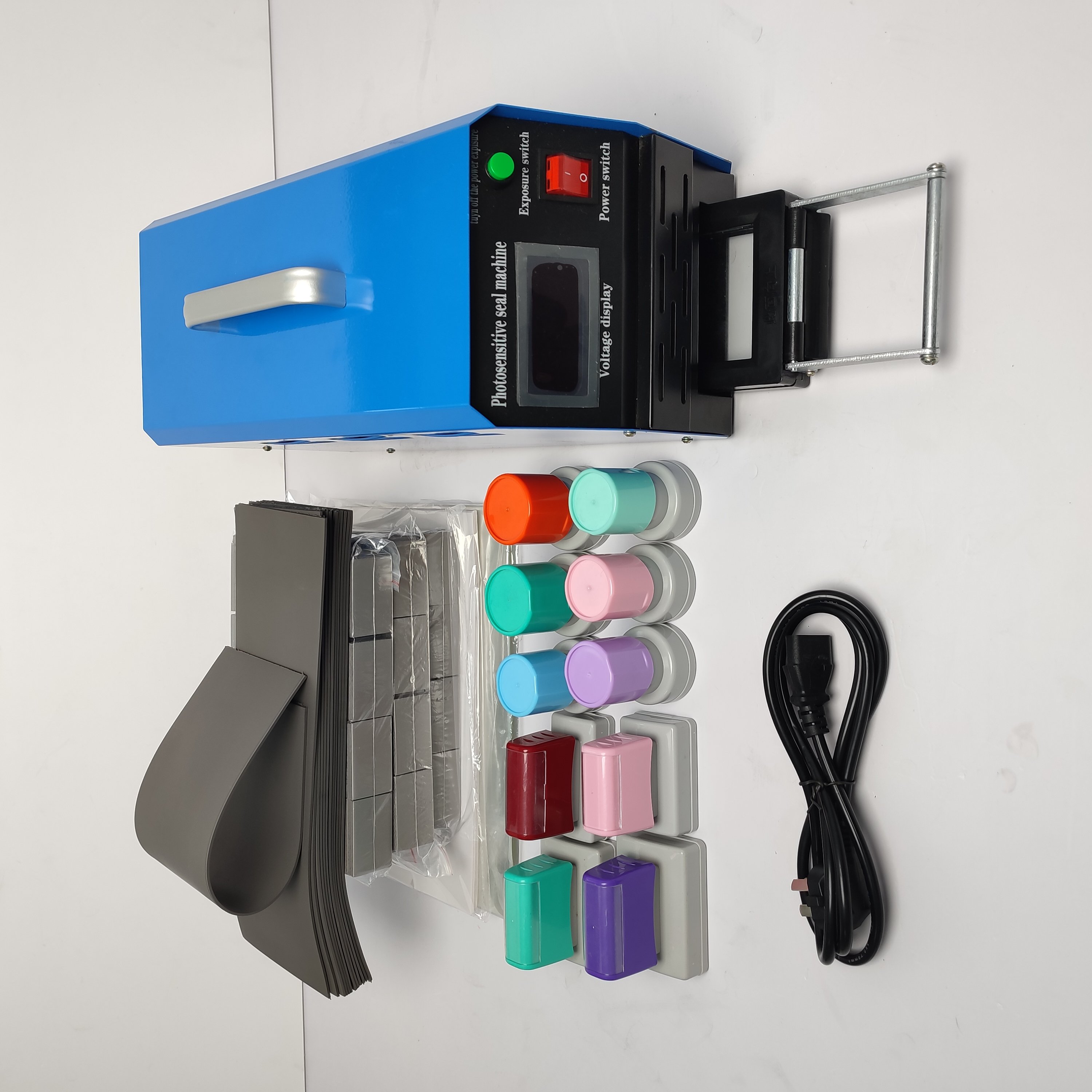 Manual Rubber Photo Sensitive Flash Stamp Machine Maker Photosensitive Seal Flash Stamp Making Machine