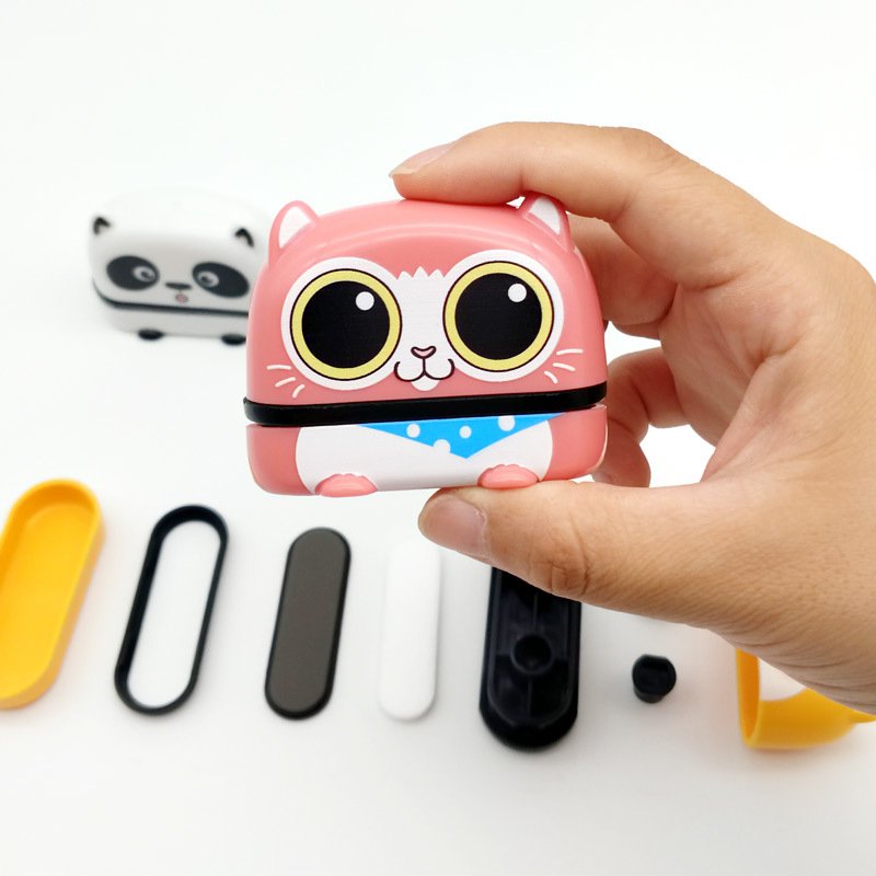 Custom Name Stamp Children Stamp Material Cute Little Monster Name Clothing Kids Cartoon Flash Stamp