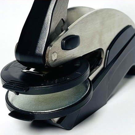 High-Quality Custom Logo Embossing Stamp: Matte Frosted Pliers & Printed Steel Stamp