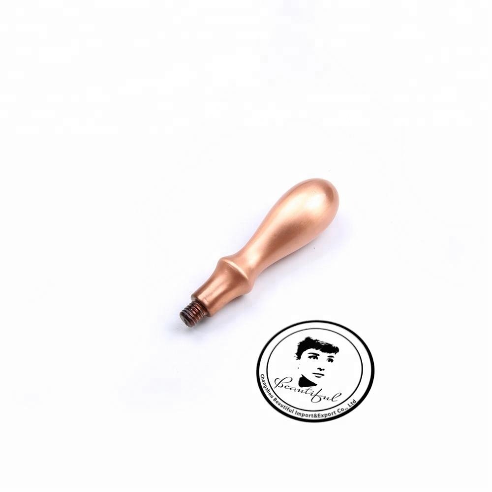 New arrival porcelain handle sealing wax stamp pure brass handle metal handle
