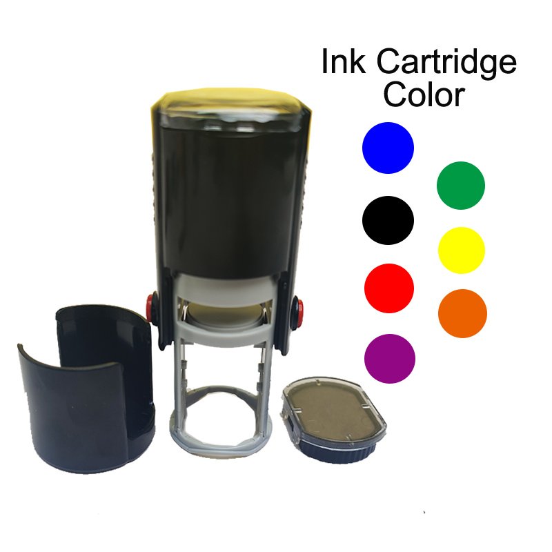 Custom Automatic Rubber Personalized Round Teacher Stamp Self-Inking Rubber Stamp Sellos Tampons