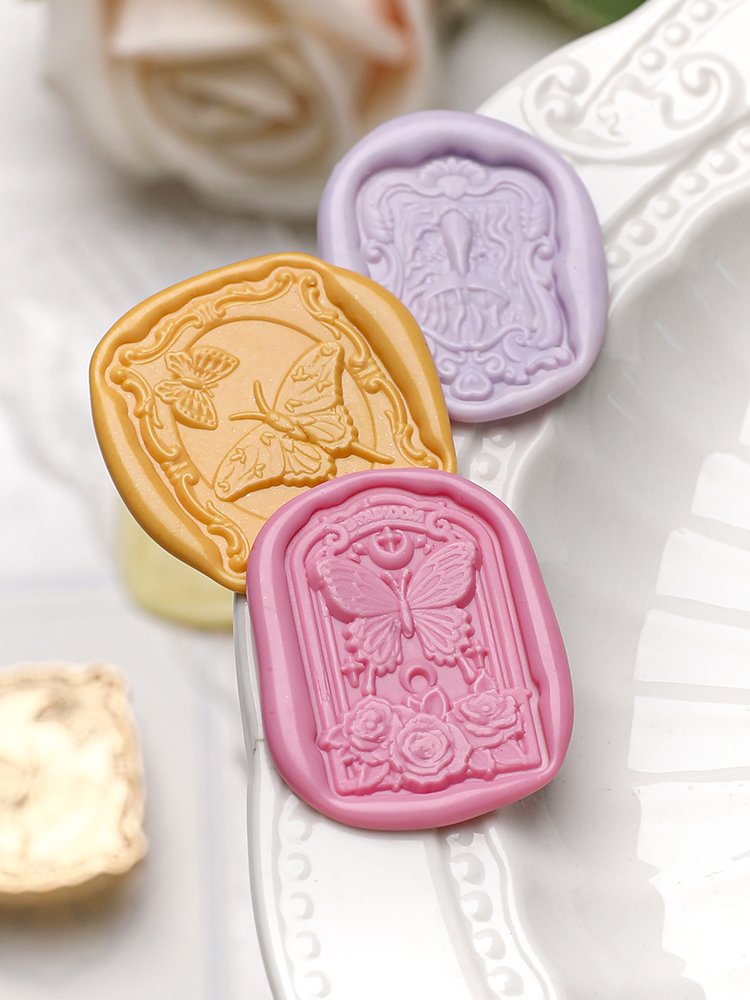 All Souls Series Stamps Solid Brass Embossed Stamp Cards Envelopes Wedding Invitations Gift Packaging Manufacturer Wholesale