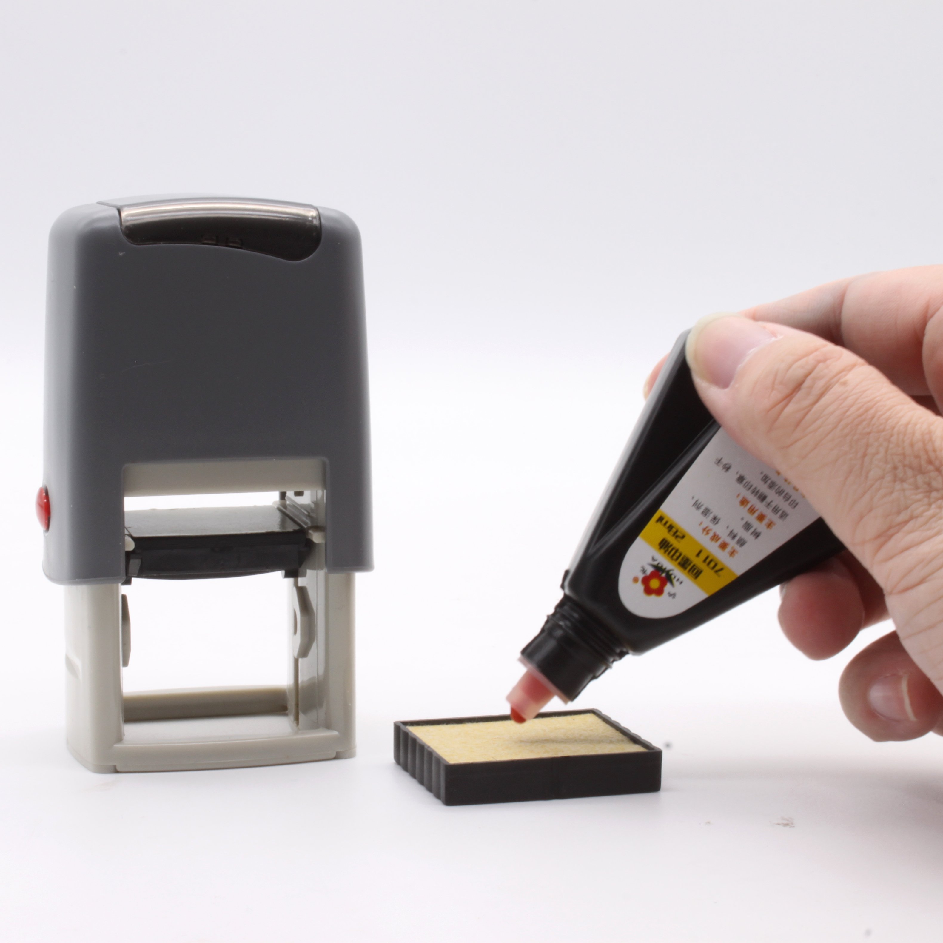 Automatic self inking stamp square shape stamp