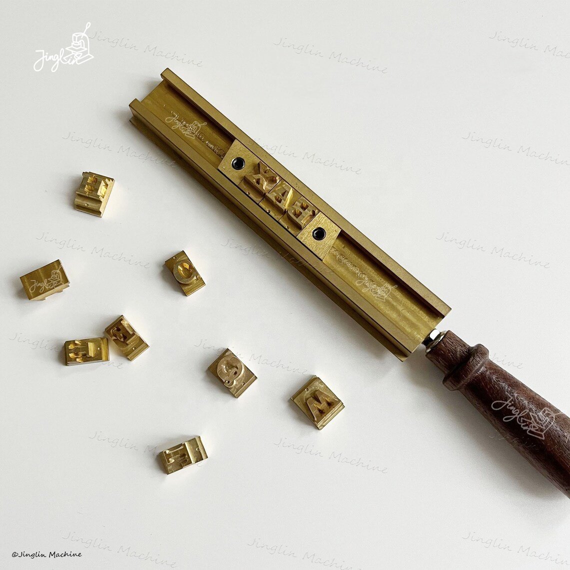 Leather Stamp Letters Custom Brass Stamping Flexible Alphabet Mold Stamping Tools for Hot Foil Stamping Machine