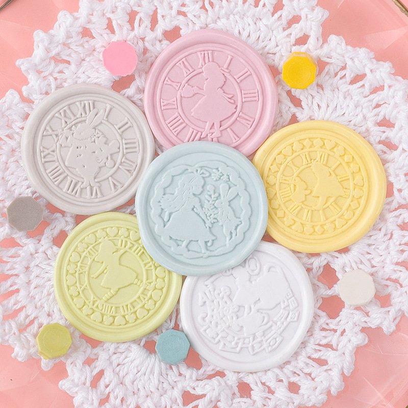 Fantasy Lacquer Gift Box Set Embossed Creative Stamp Customization Birthday Gift Wax Bead Manufacturer Wholesale