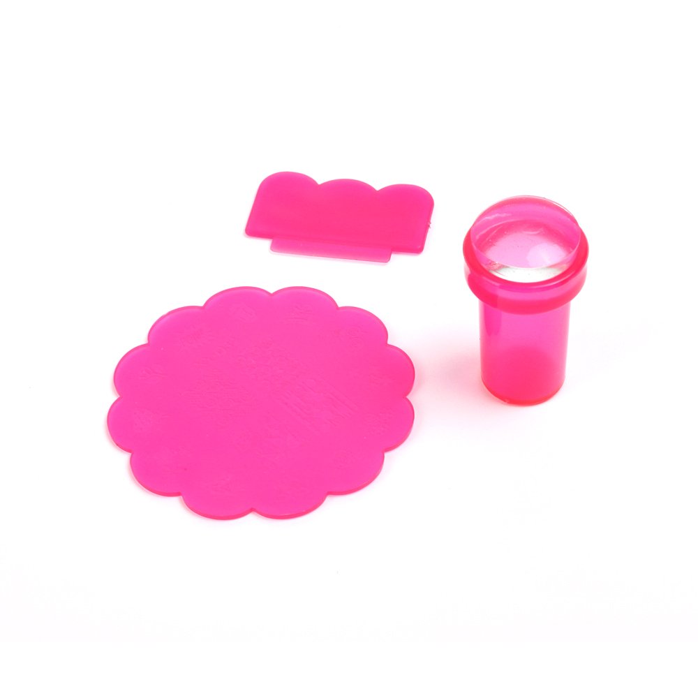 Professional 7cm Silicone Nail Art Stamper French Manicure Plate Stamp Kit for DIY Decoration Handmade by Manufacturer
