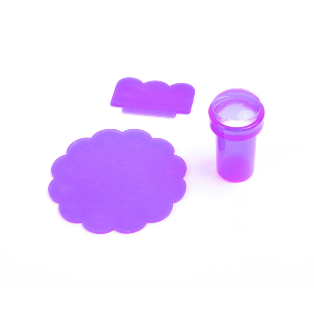 Professional 7cm Silicone Nail Art Stamper French Manicure Plate Stamp Kit for DIY Decoration Handmade by Manufacturer