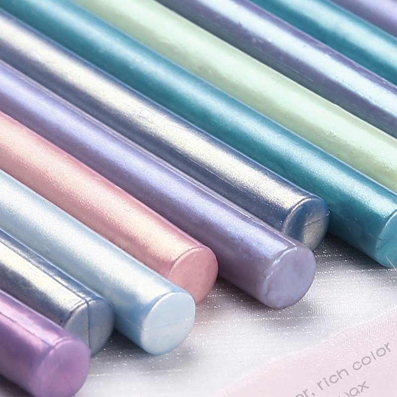 Cylindrical Aurora Stamp Wax Rod Round Rod Handmade Stamp Sealing Wax Invitation Letter Envelope Stamping Manufacturer Wholesale