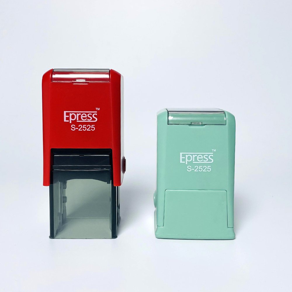 Customized Logo Office School Self Ink Stamp Rubber Automatic Make Bank Self-inking Stamps Self Inking Stamp