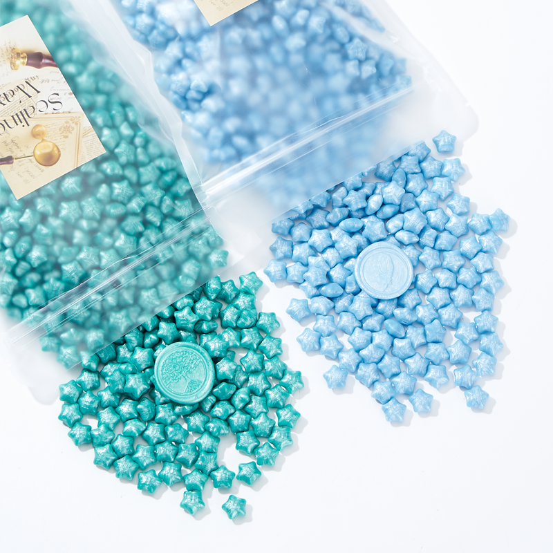 200/375/600pcs Hexagonal wax sealing pellet Beads Kit, Wax For Stamp Wax Particles Pills Set