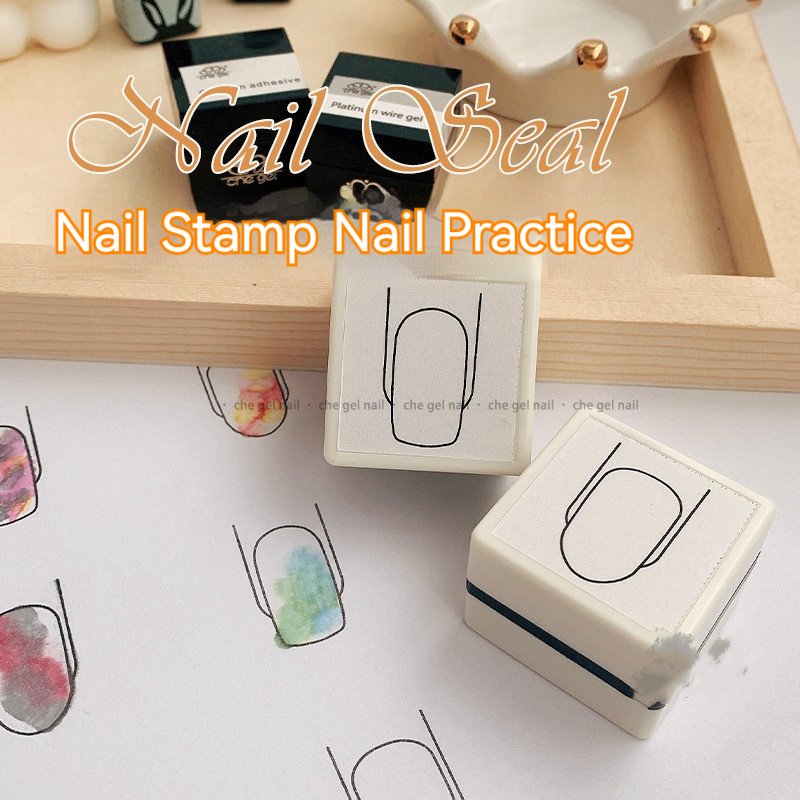 Nail art novice wear watercolor hand-painted nail practice stamp design nail style stamp mold DIY production tool
