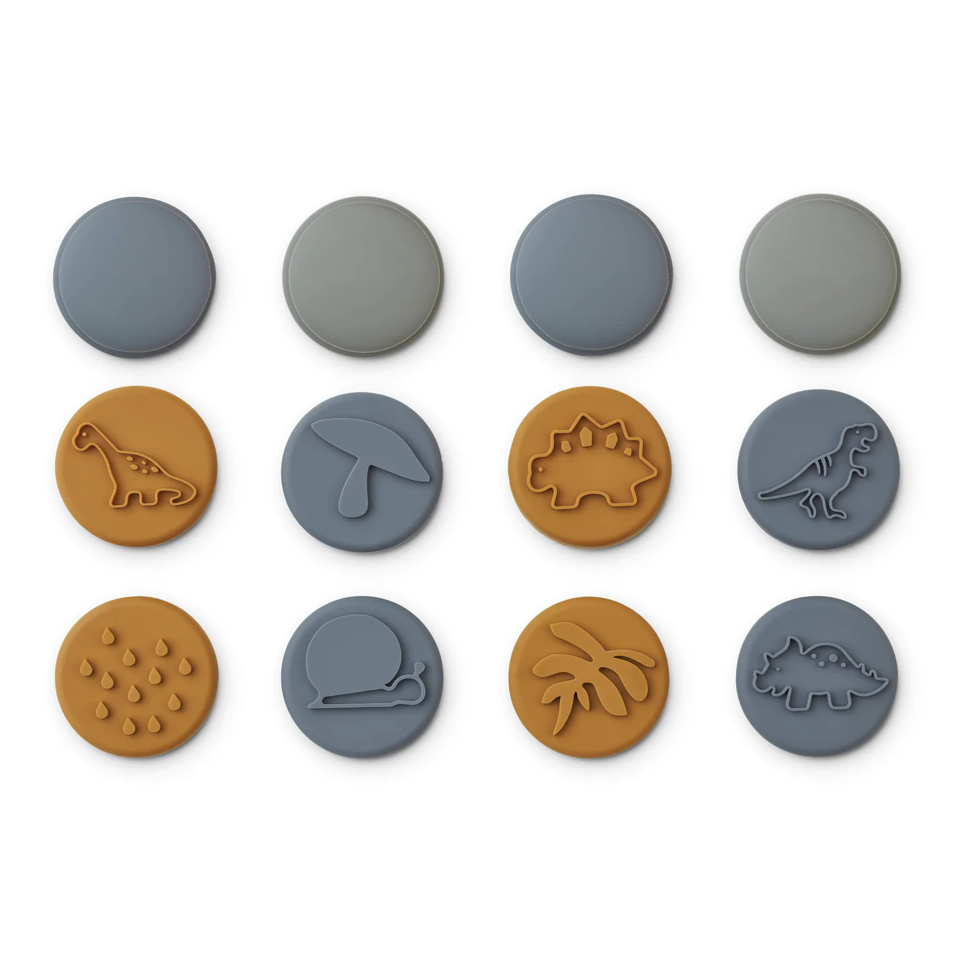 New Product Educational Toy Earl Stamps Unisex 8 Pack Silicone Creativity Stamps For Kids Baby Toys