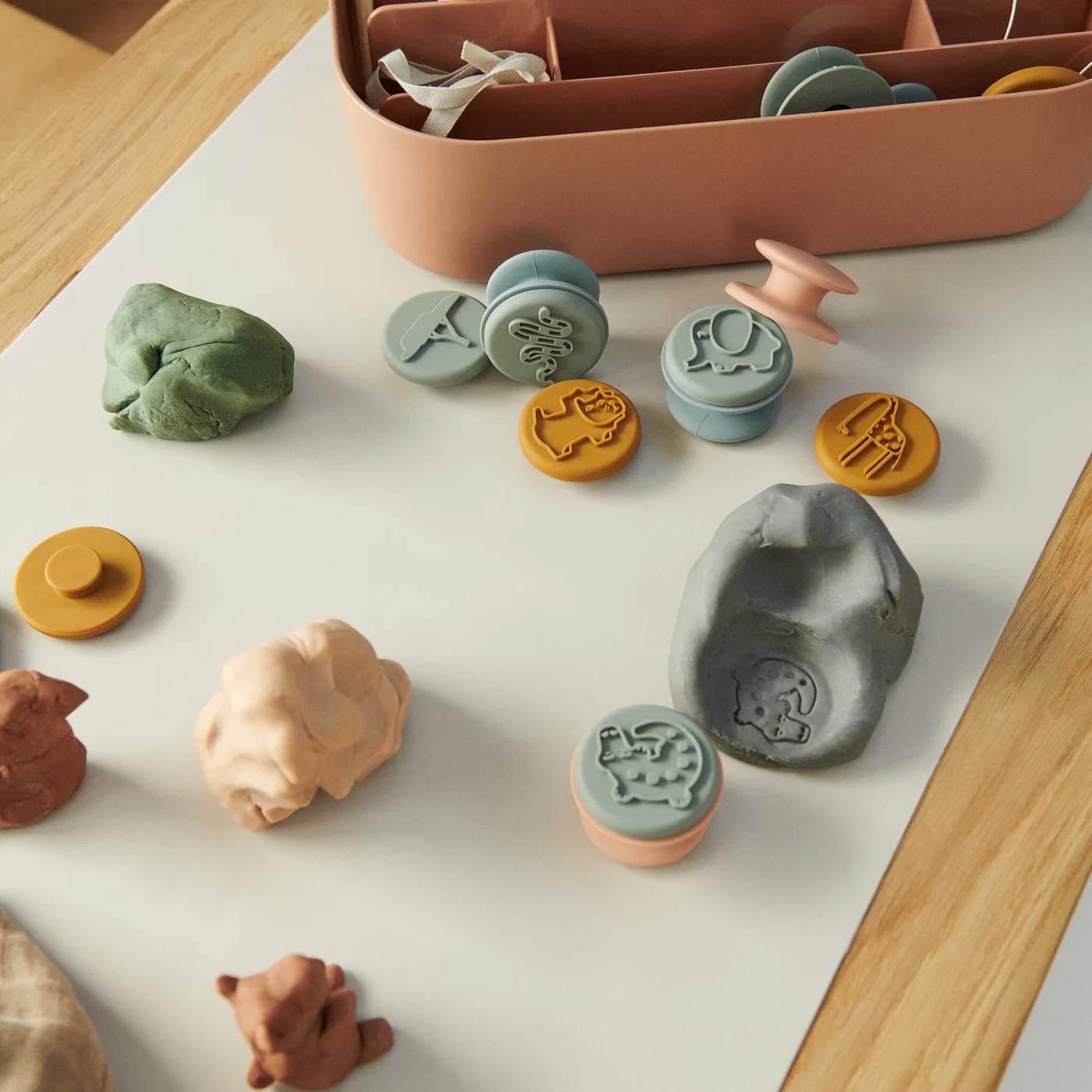 New Product Educational Toy Earl Stamps Unisex 8 Pack Silicone Creativity Stamps For Kids Baby Toys