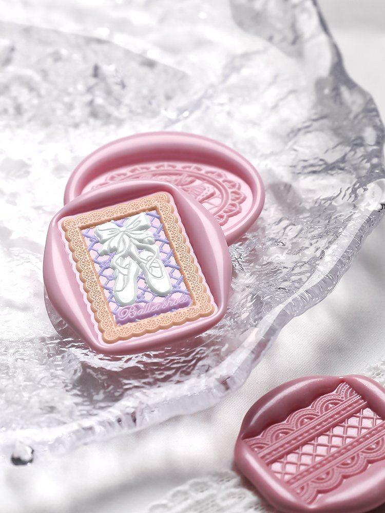 Rose Bow Lace Series Stamp Relief Envelope Invitation Letter Embossed Stamp Manufacturer Wholesale