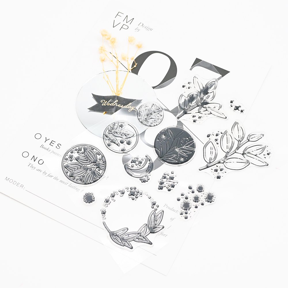 Popular Personalised Crafting Rubber Clear Stamps Custom High Quality Clear Stamps