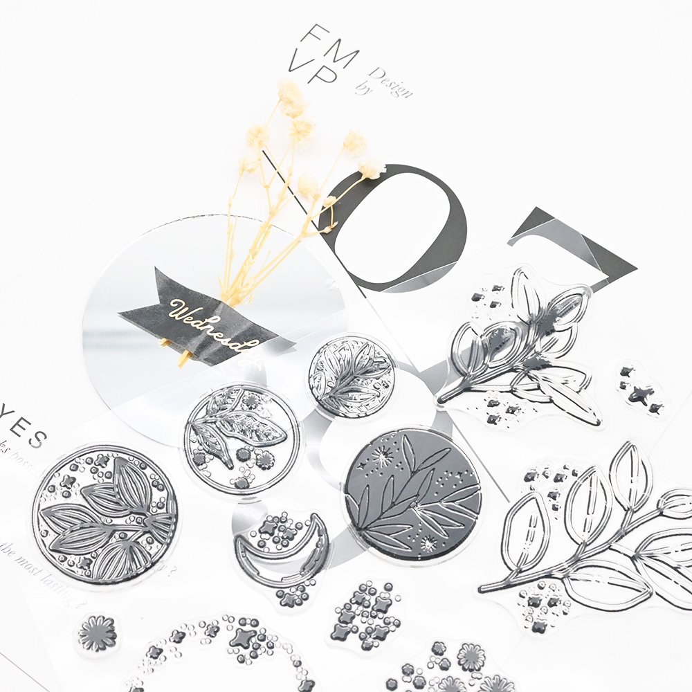 Popular Personalised Crafting Rubber Clear Stamps Custom High Quality Clear Stamps
