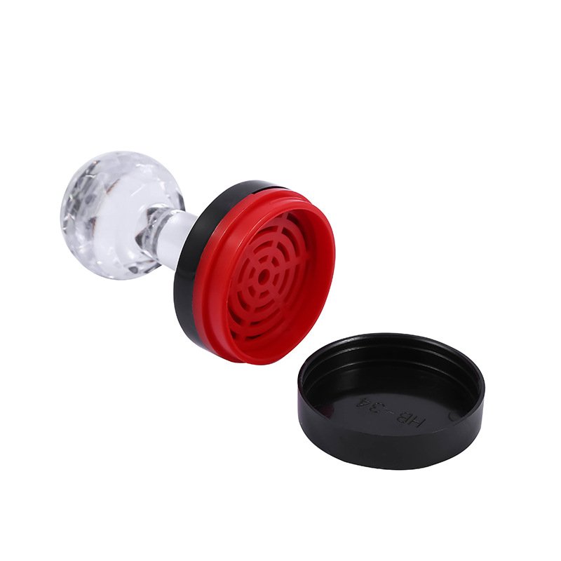 HB Crystal Handle Series Custom Multiple Sizes Pre Inked Crystal Handle Photosensitive Office Flash Stamps