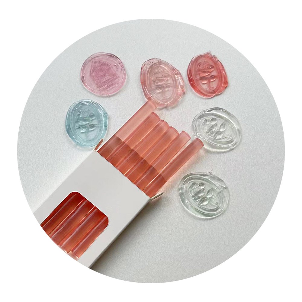 DIY STAMP Wax Sticks for Melting Glue Gun Sealing Wax Sticks Wedding Party Invitation transparent clear Sealing Wax for Fashion
