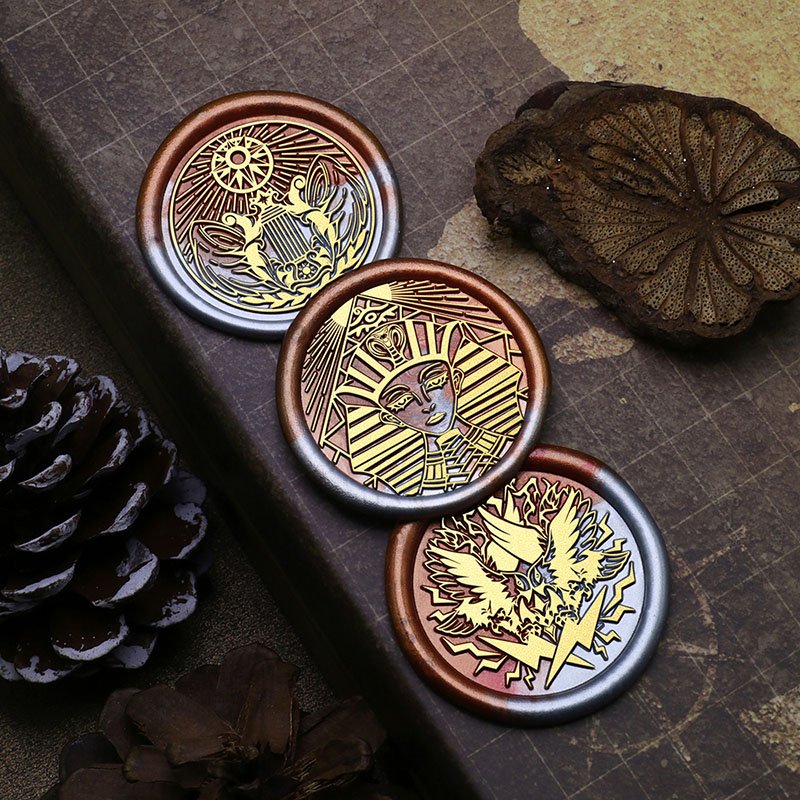 Wholesales Western Mythology Series Medusa Vampire Death Wax Seal Stamp Head