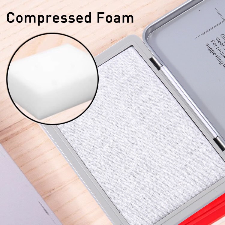 Foska High quality non-toxic office stamp pad with quick-drying stamp pad financial office inkpad