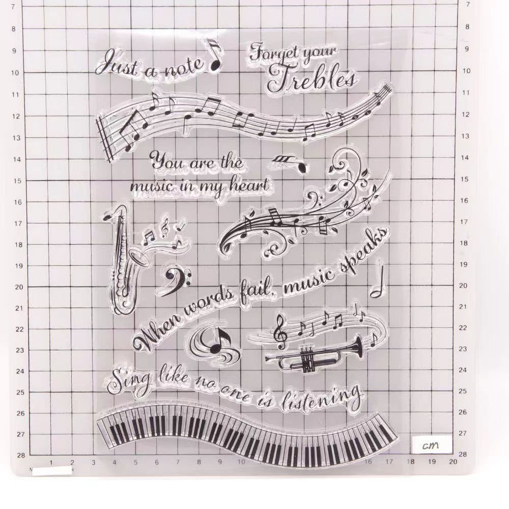 Personalized Custom Silicone Transparent Stamps Clear Stamp for Cards Making DIY Scrapbooking Photo Album Decoration Paper Craft