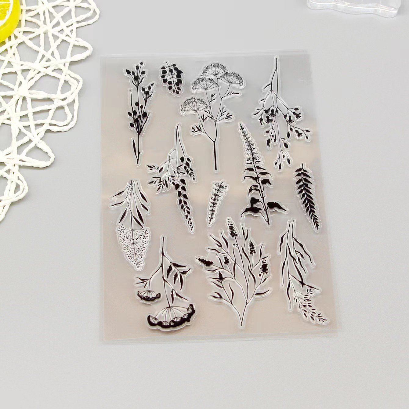Personalized Custom Silicone Transparent Stamps Clear Stamp for Cards Making DIY Scrapbooking Photo Album Decoration Paper Craft