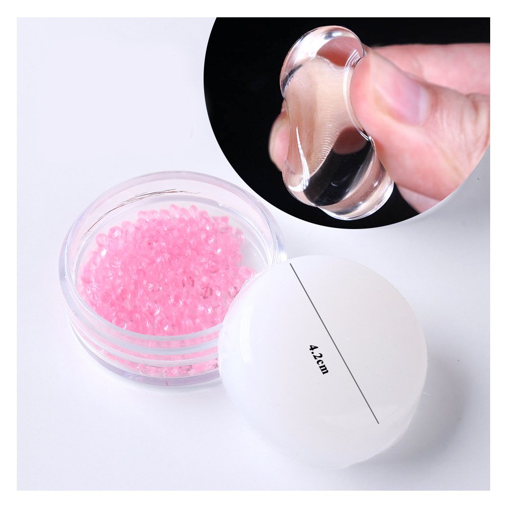 3.8cm Silicone Nail Art Stamper for Unique and Eye-catching Designs for Creating Distinctive Nail Art