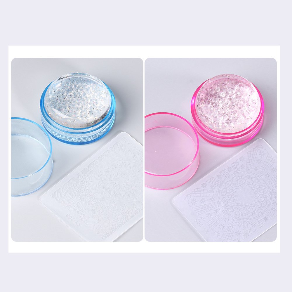 3.8cm Silicone Nail Art Stamper for Unique and Eye-catching Designs for Creating Distinctive Nail Art