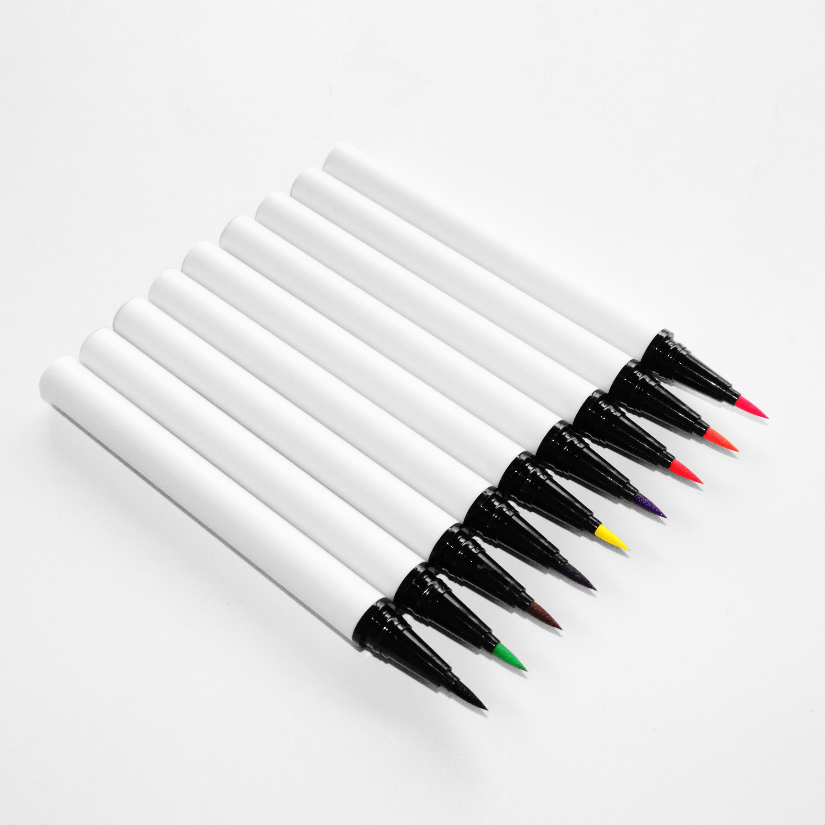Wholesale Custom Logo Waterproof Liquid Eyeliner Pencil Private Label 9 Color neon eyeliner pencil