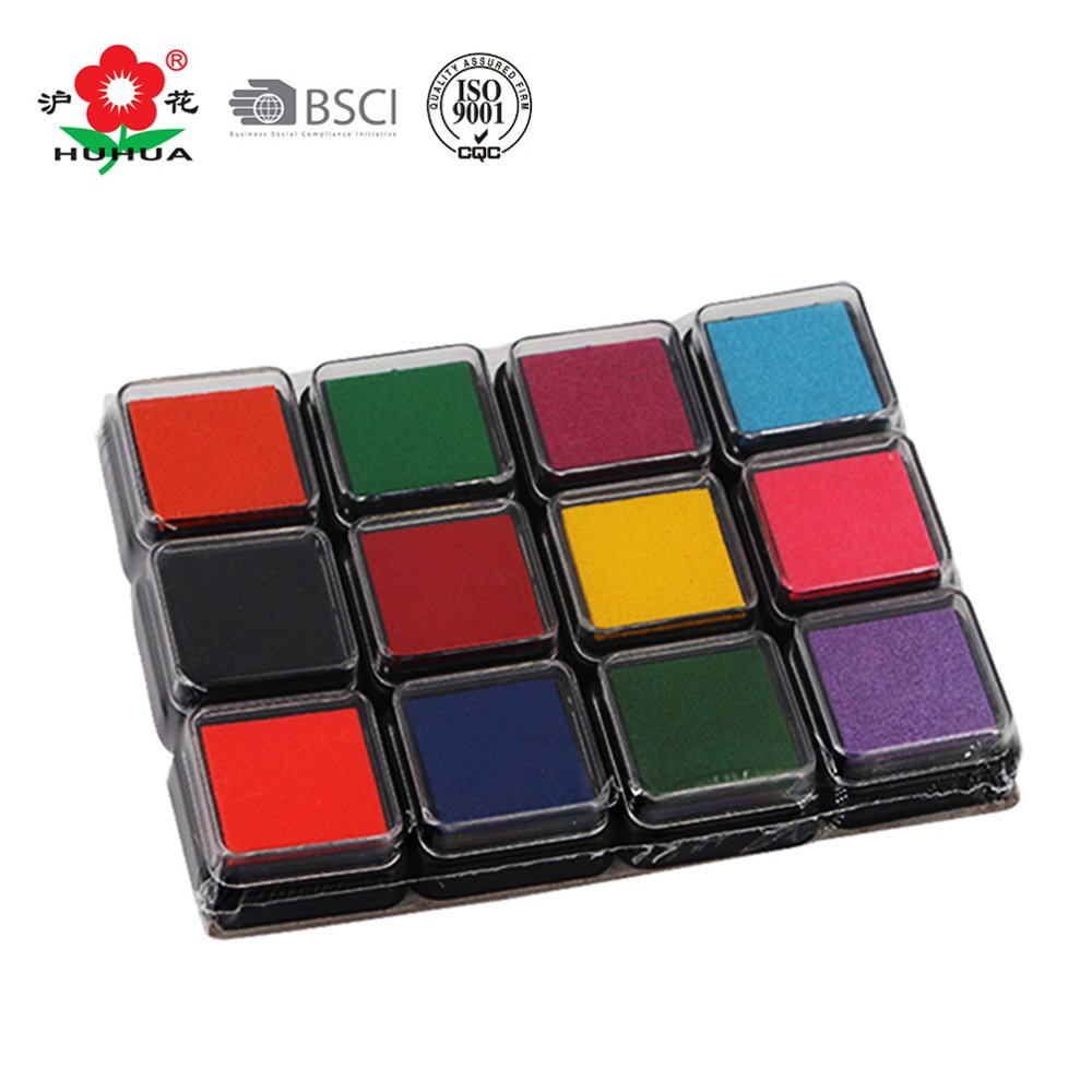 non-toxic square stamp pad mini ink pad children pantone ink pad