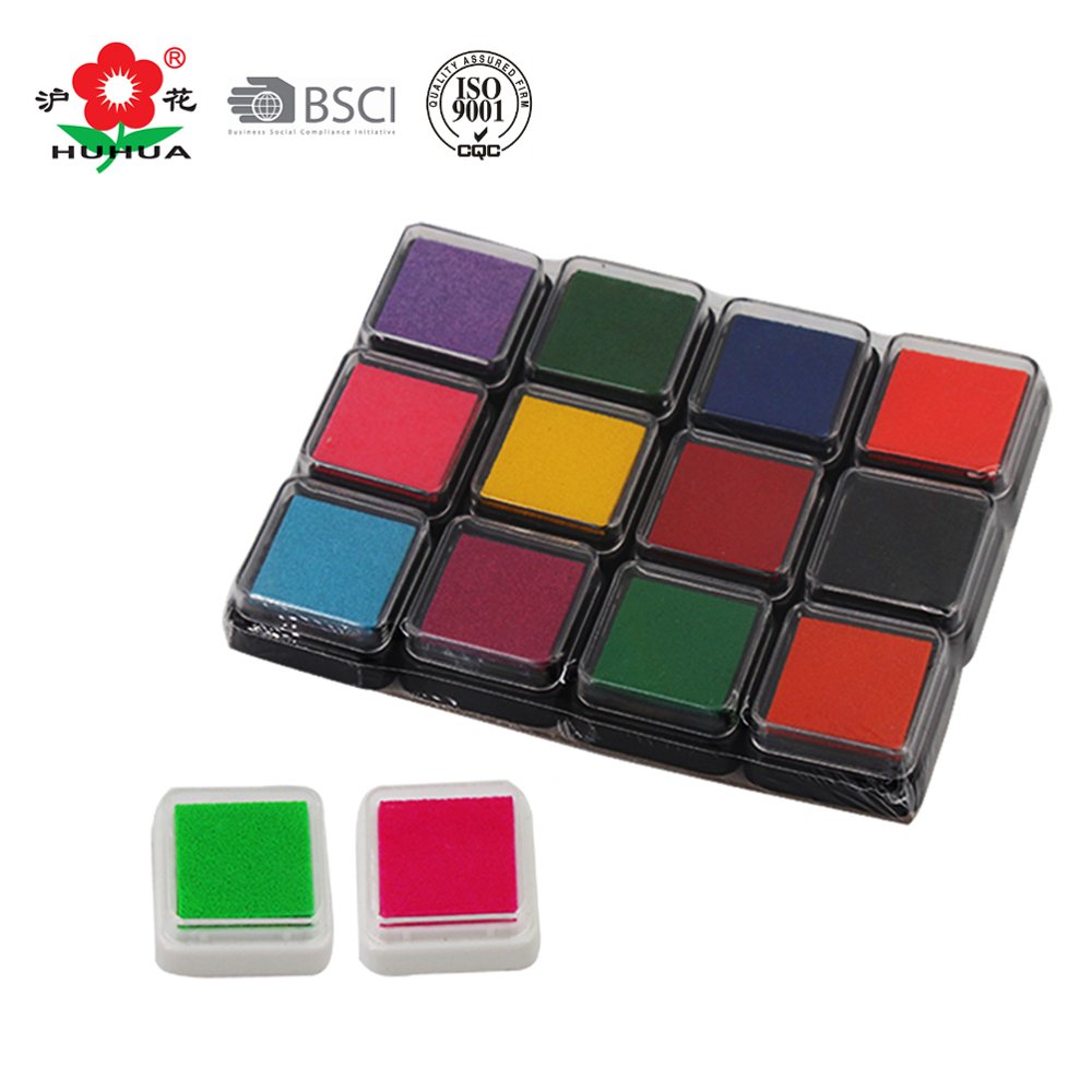 non-toxic square stamp pad mini ink pad children pantone ink pad