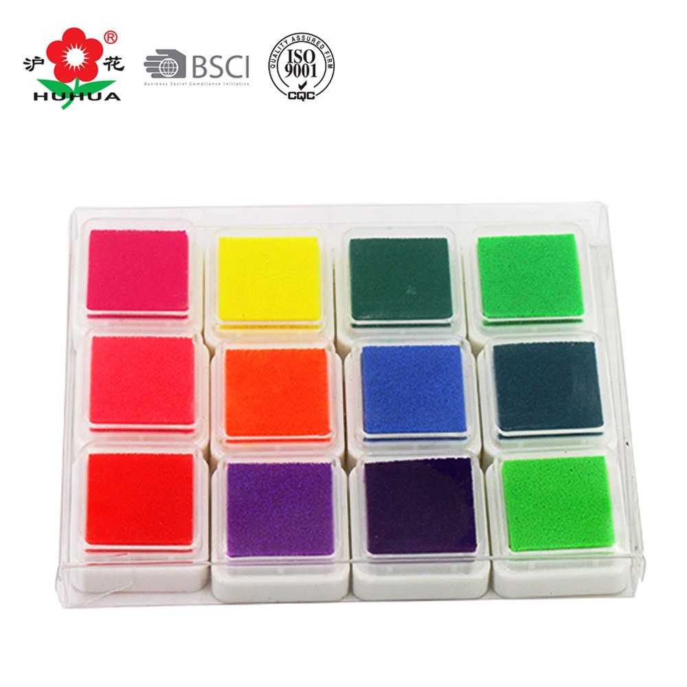 non-toxic square stamp pad mini ink pad children pantone ink pad