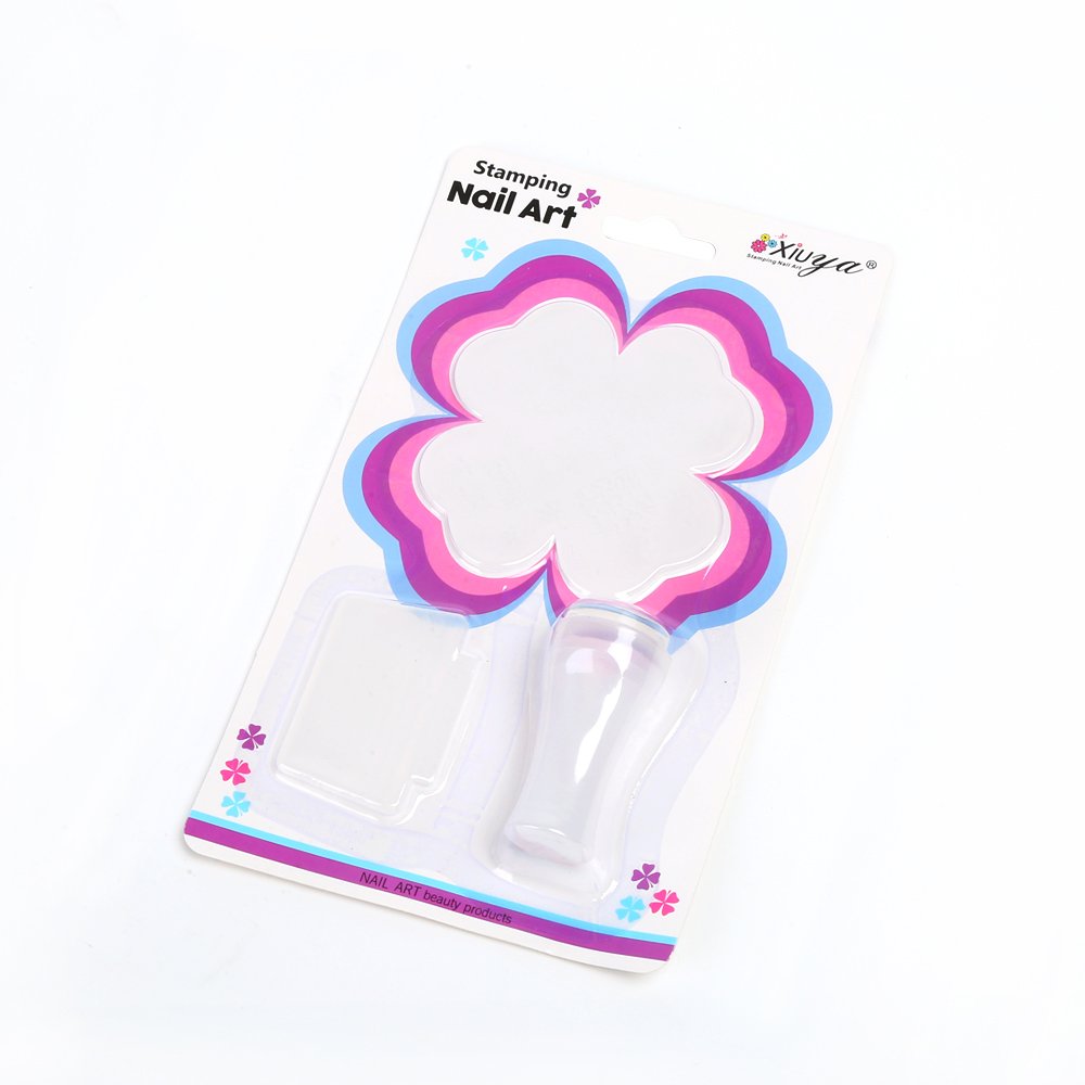 Nail Stamper Set with Unique Designs Plastic Printing Stamper for Unique Nail Art