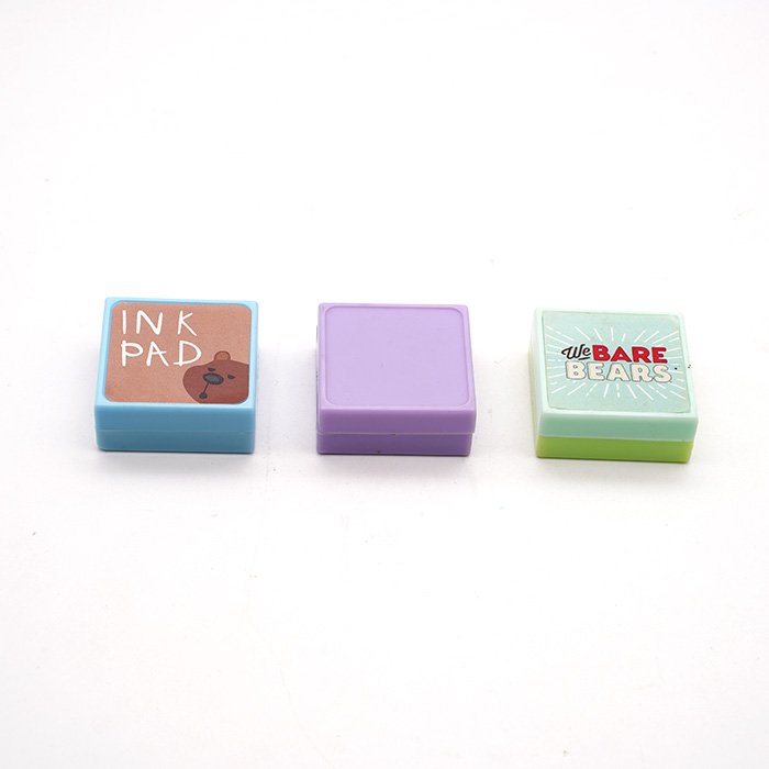 Factory Direct Supply non-toxic square stamp pad mini ink pad children DIY inkpad stamp pad for children's toy 281