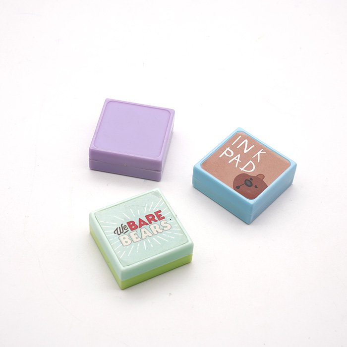 Factory Direct Supply non-toxic square stamp pad mini ink pad children DIY inkpad stamp pad for children's toy 281