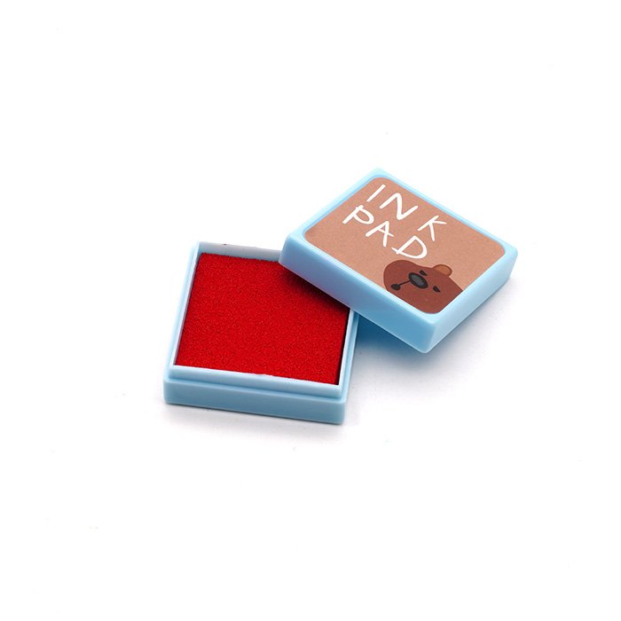 Factory Direct Supply non-toxic square stamp pad mini ink pad children DIY inkpad stamp pad for children's toy 281