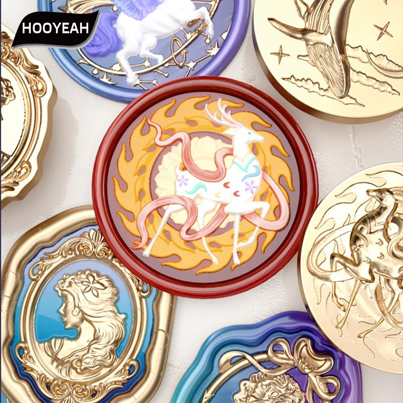 New product embossed stamp wax seal irregular 3D retro decoration seal/manufacturer wholesale
