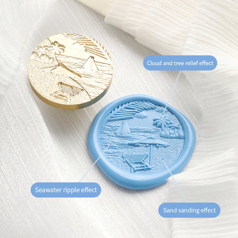 Flower Language Series Stamp Head Embossed Wax Seal Head Manufacturer Wholesale