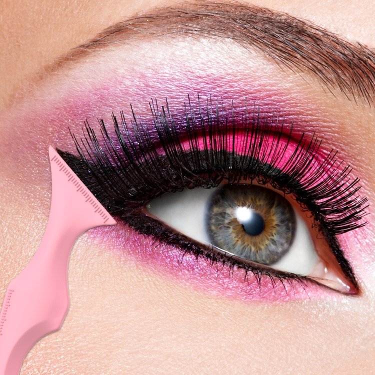 Silicone Beauty Ruler Eyelash Kits Makeup Tools Eye Makeup Brushes Eyeliner Outline Star Eyeliner Stamp Silicone Eyeliner Makeup