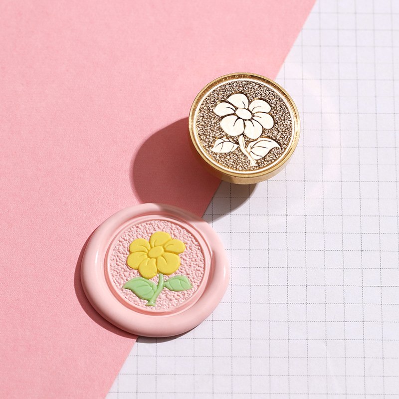 Cute and Fresh Series Stamp/Relief Matte Brass Carving/seal wax stamp/Envelope invitation letter gift decoration/wholesale
