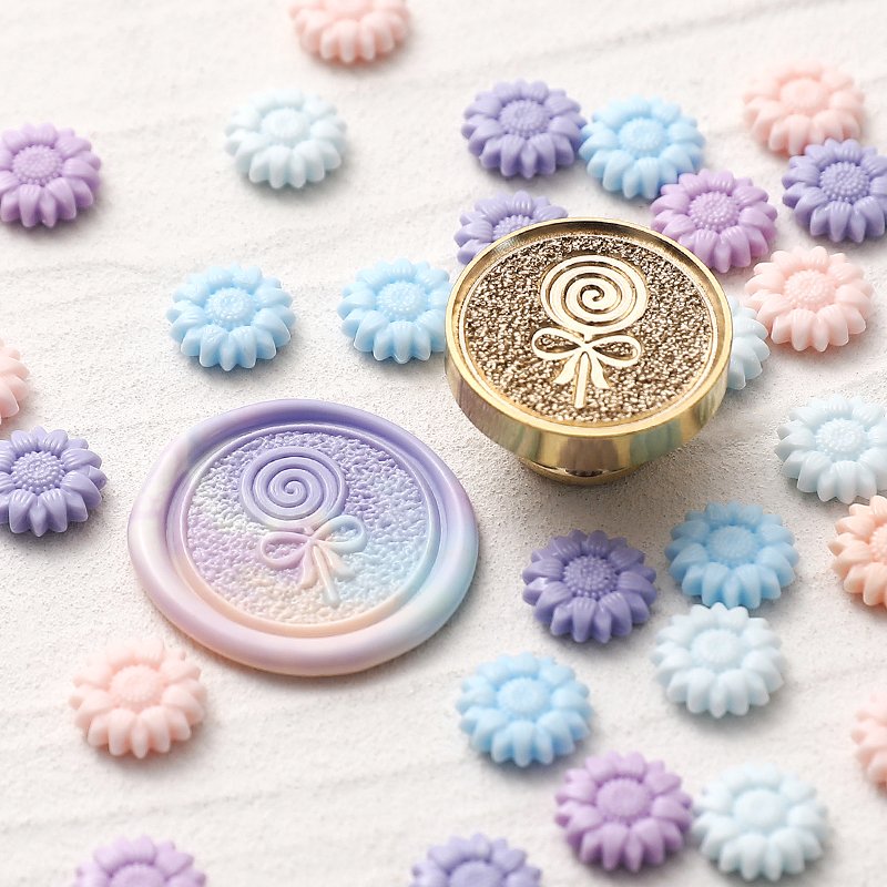 Cute and Fresh Series Stamp/Relief Matte Brass Carving/seal wax stamp/Envelope invitation letter gift decoration/wholesale
