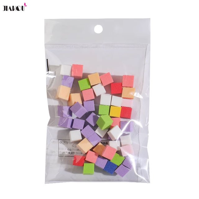 1cm Small Cubic Tofu Block Shape Mini Block Patting Ombre Gradient Design Nail Art Sponge Tool Smudge tool Cheek Color Claw Pen