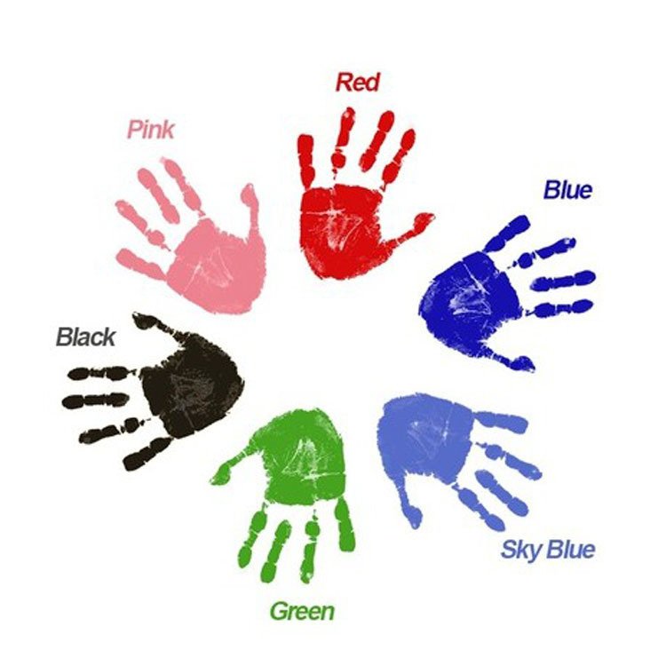 Inkless Handprint And Footprint Paw Print Stamp Pad Baby Clean Ink Pad For Family Memory Gift