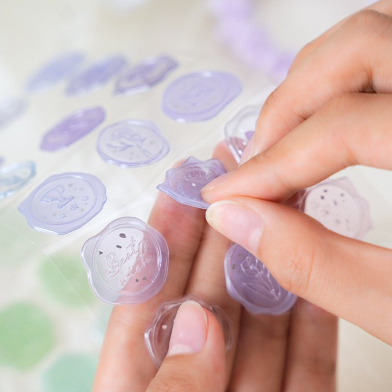 China Manufacturer Personalized Door to door Shipping Wax seal Decorative Wedding Debossed Custom wax seal stamp sticker