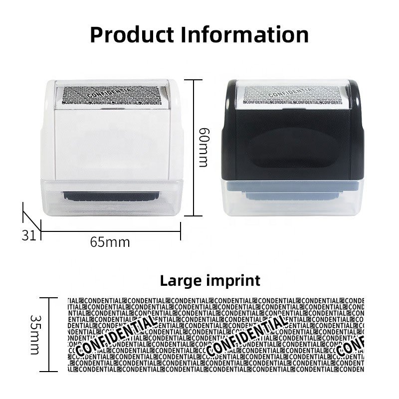 Personal Information Privacy Protection Seal Stamp Confidently Conceal Your Personal Data