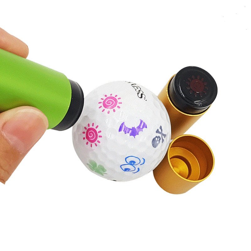 R12 Customized plastic logo stamp for Golf ball